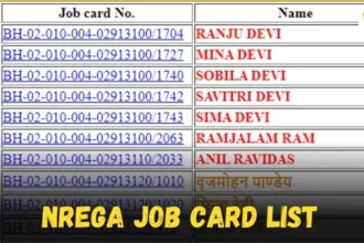 Nrega Job Card List